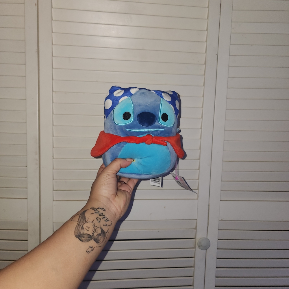 Disney Blue and Red Stitch Plush